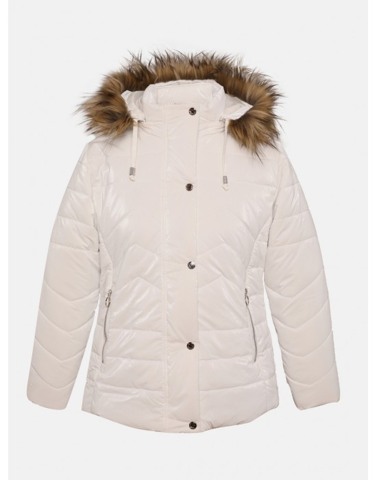 Girls  Quilted jacket Snow-white